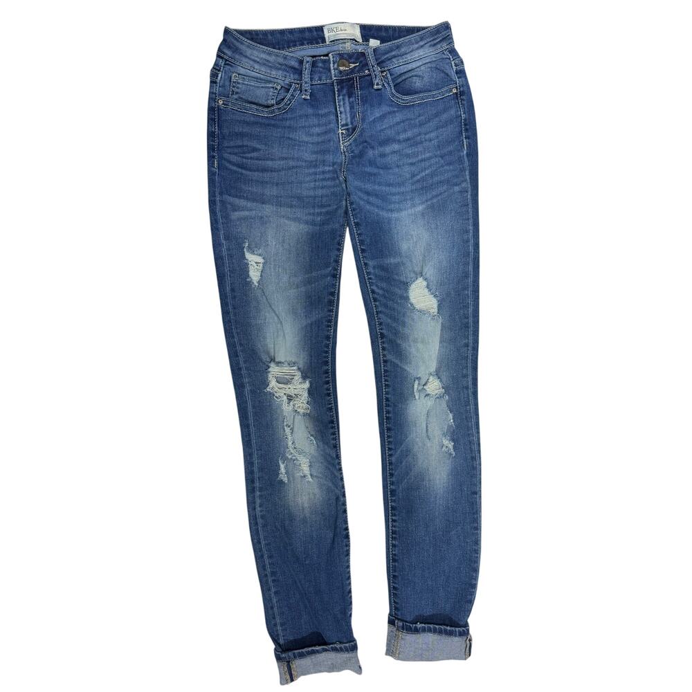 BKE Stella Skinny Blue Denim Jeans Women's Size 26R x 31